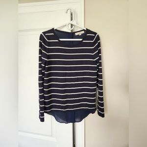 Loft Sweater with Sheer Back